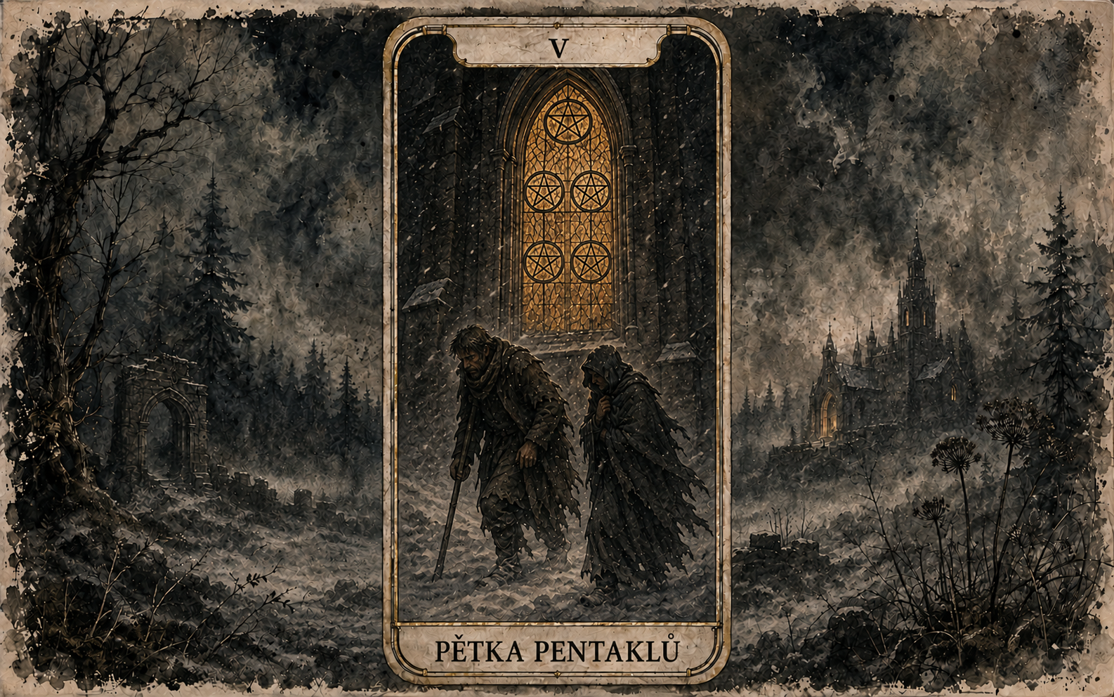 petka_pentaklu_janas_byznys_tarot Pětka pentaklů v byznys tarotu – strach z nedostatku